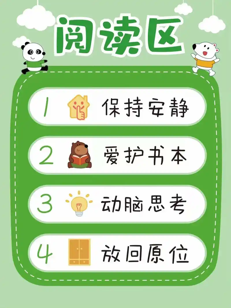 区域规则环创93打印素材#区域规则 #幼儿园区域 #环创素材 - 抖音