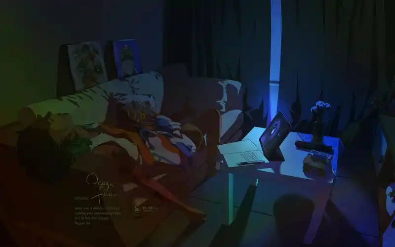 孙无力《房间》电脑板绘 绘画过程视频8倍速