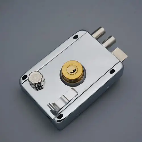 老式防盗门锁出租屋卧室门锁 不锈钢门铁门锁批发通用型 外装门锁