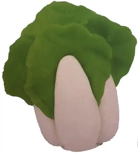 超轻粘土白菜制作教程 粘土蔬菜制作图解