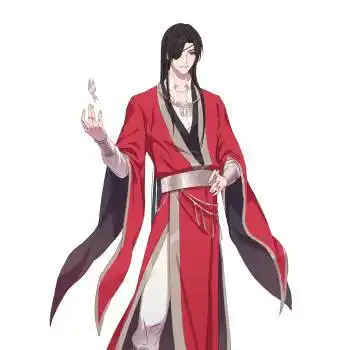 私设_天官赐福花城立绘平涂同人绘画作品