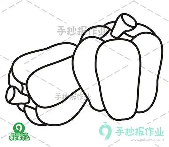 甜椒简笔画