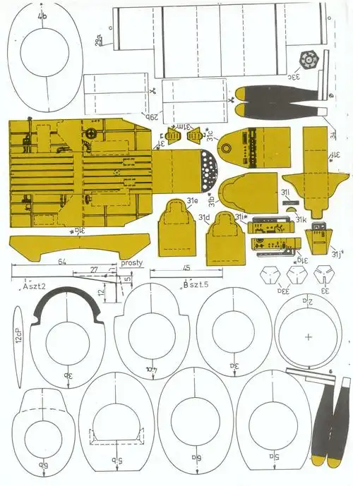 美国tbm复仇者式鱼雷轰炸机纸模型图纸.pdf