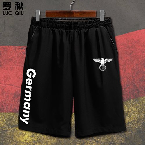 德意志帝国铁十字勋章短裤男士五分裤子休闲裤速干沙滩裤夏可定制