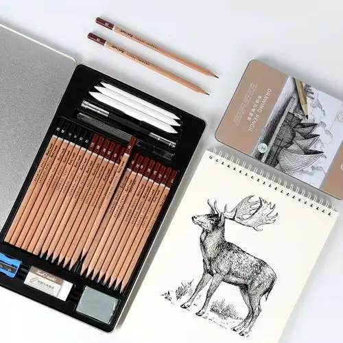 素描铅笔套装touchmark初学者工具全套学生手绘绘画铅笔