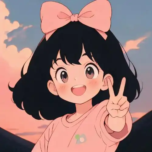 卡通女生wechat头像也很可