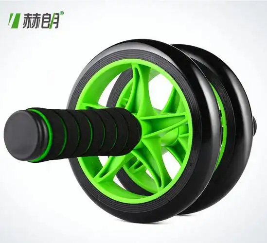 赫朗健腹轮腹肌轮收瘦腰腹轮滚轮双轮健腹器健身器材静音厂家批发