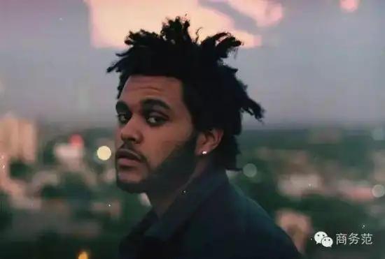 the  weeknd  原名abel tesfaye,又被大家称作"盆栽精",因为他的头发