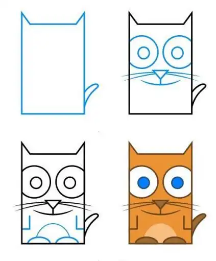 妈妈育儿课堂一个长方形能用来干什么呢快来看看下面的简笔画用一个长