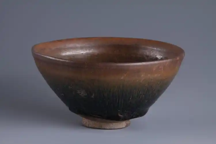 建阳区博物馆宋建窑黑釉兔毫盏