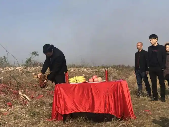 开工祭拜仪式动土仪式鞭炮齐鸣0724-8691888红星·佳禾国际商贸城住宅