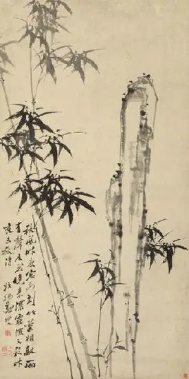 清代画家扬州八怪郑板桥墨竹图欣赏