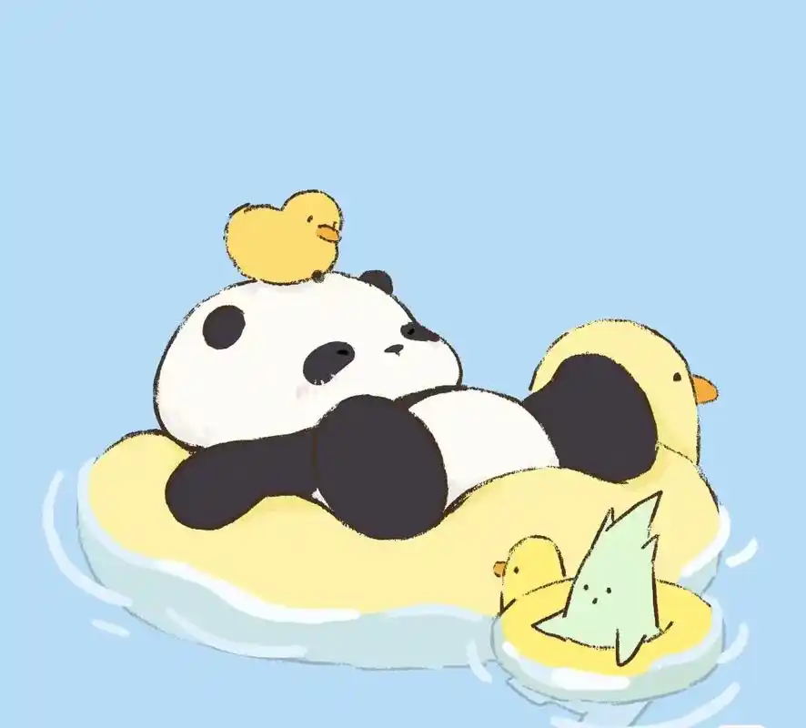 小红书看到超萌的熊猫.爱了爱了～#卡通头像 #大熊猫 # - 抖音