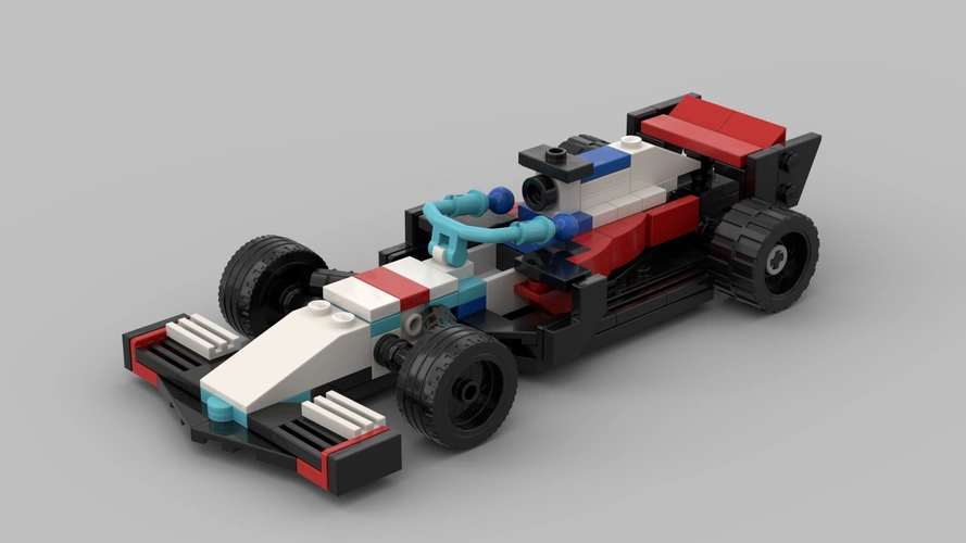 moc-2020威廉姆斯f1赛车-积木高手-乐高免费图纸说明书下载