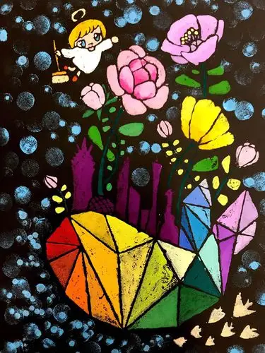 彩印纸版画——2018.11月至12月