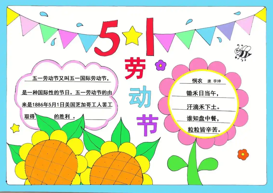 五一劳动最光荣手抄报.五一劳动节,劳动最光荣手抄报来啦!赶快 - 抖音