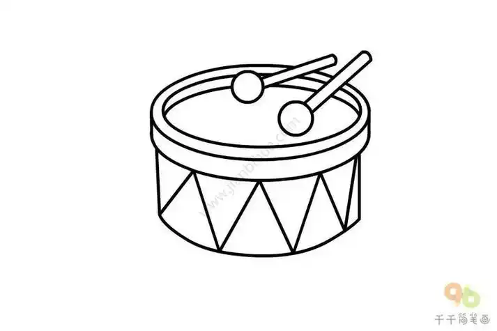 大奏鼓简笔画
