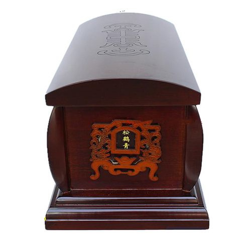 棺材型骨灰盒 殡葬丧葬下葬白事墓地死人火化清明节用品 送随葬品