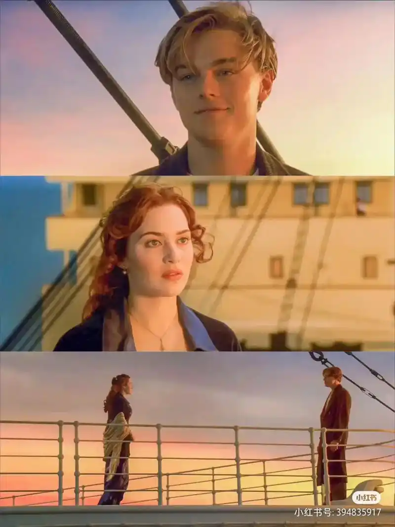 小时候看泰坦尼克号感觉沉船好可怕,爱情 - 抖音