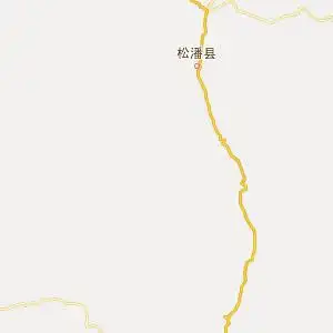 阿坝藏族羌族自治州松潘县地图