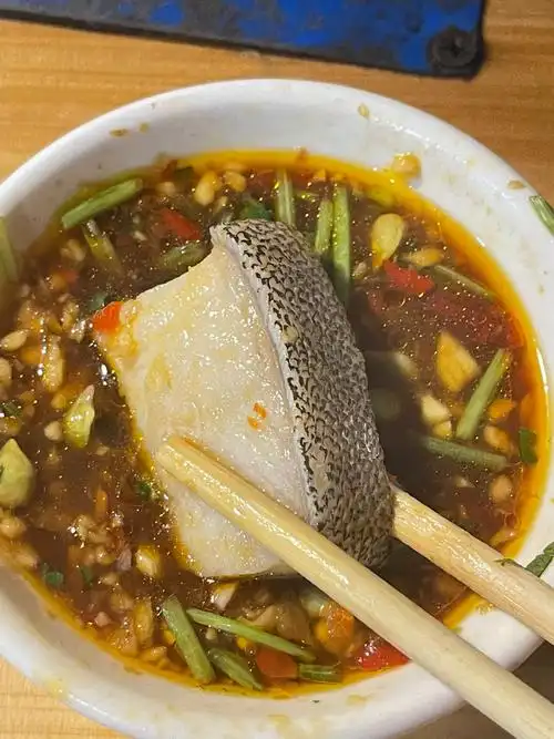 斋菜煲里最好吃的就是海甘鱼了吧