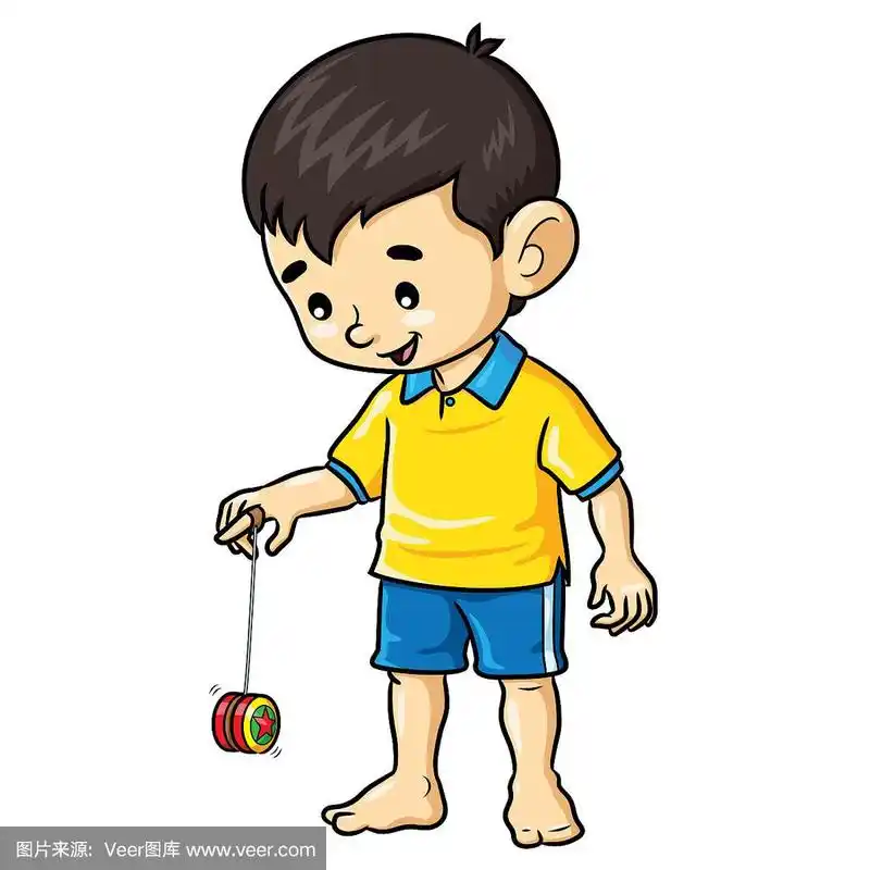 进行中,男孩,溜溜球,可爱的,运动