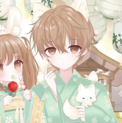 精选情侣头像二次元动漫只要回头能看见你千万人走来都是路过