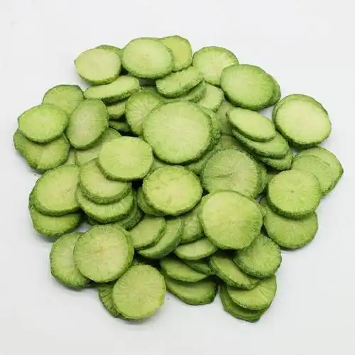 sale of low temperature vacuum fried green radish healthy