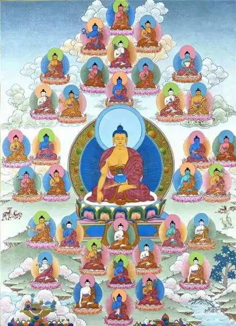 029kumarlama彩唐35佛未装裱