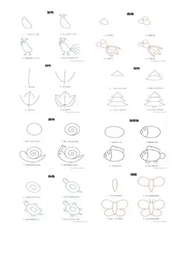 简单教幼儿学画画