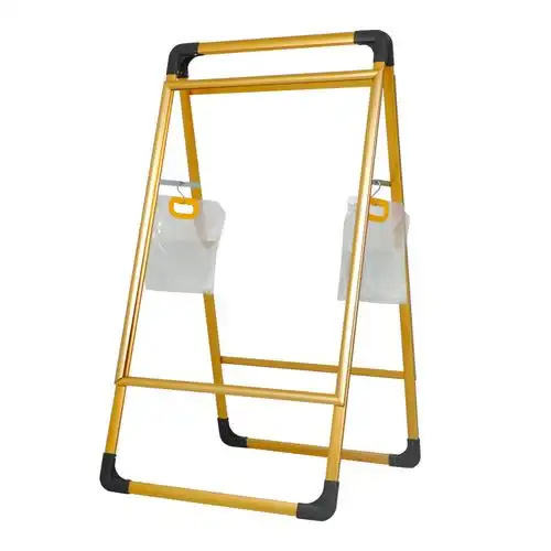 手提海报折叠展示广告牌落地立式kt展板支架x展架