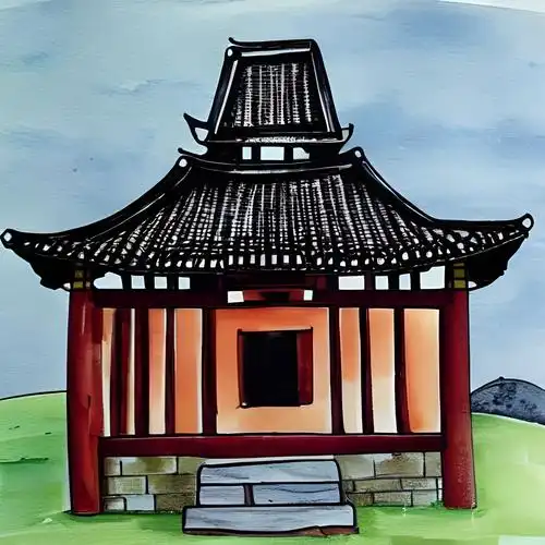 唐朝房子简笔画