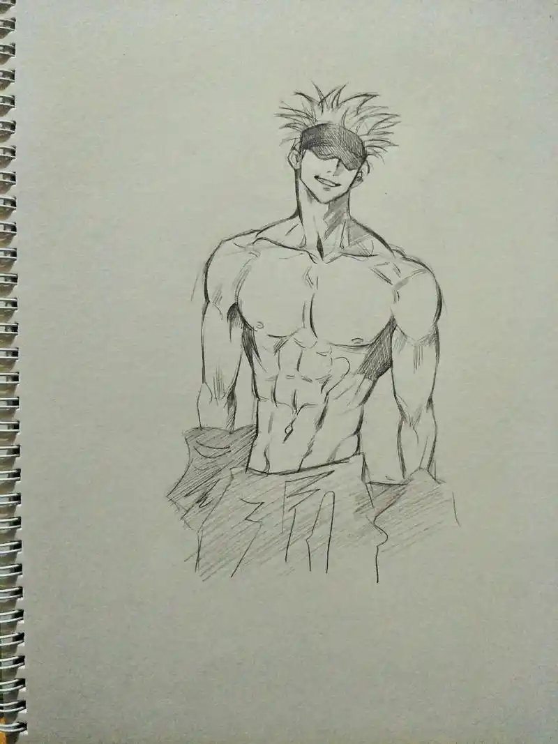 教你们画五条悟 这是谁的老公我不说