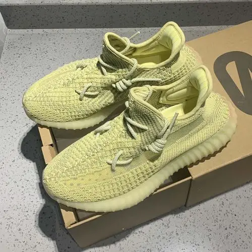 椰子鞋350丁黄满天星莆田官网正品纯白冰淇淋男女夏季透气跑步鞋