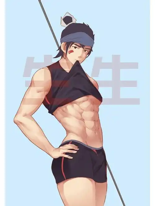 板绘  #楊戩  #楊戬  #腹肌男友  #男生  #摸魚  #今日摸鱼  #动漫