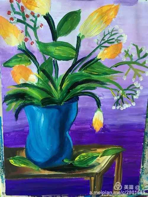 儿童水粉画作品欣赏