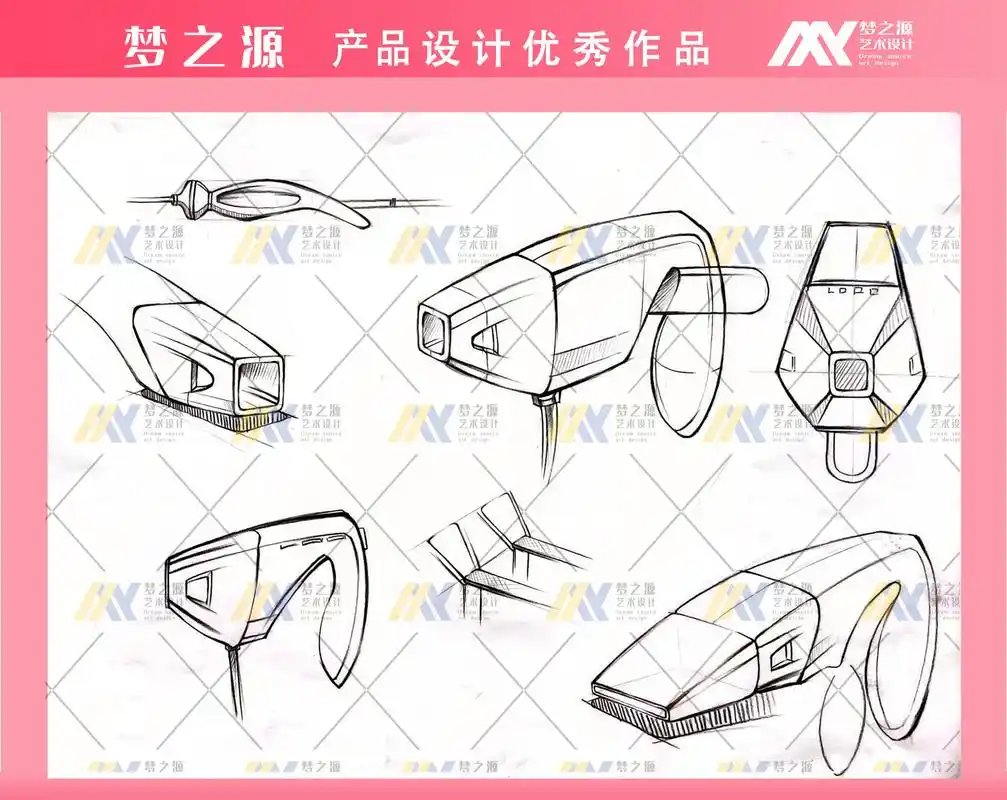 产品设计手绘 #产品设计考研 #工业 - 抖音