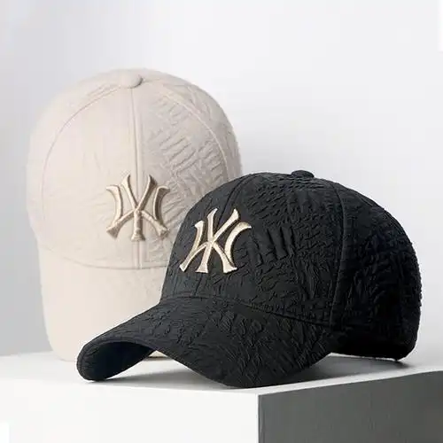 棉服wy刺绣女帽子男韩版潮时尚鸭舌帽ins潮流棒球帽秋冬新款情侣