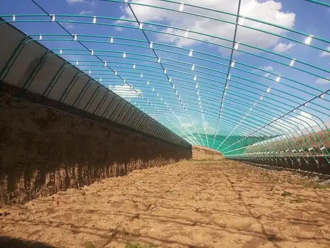 温室暖棚半坡式暖棚食用菌培植大棚博利品牌定制免费设计