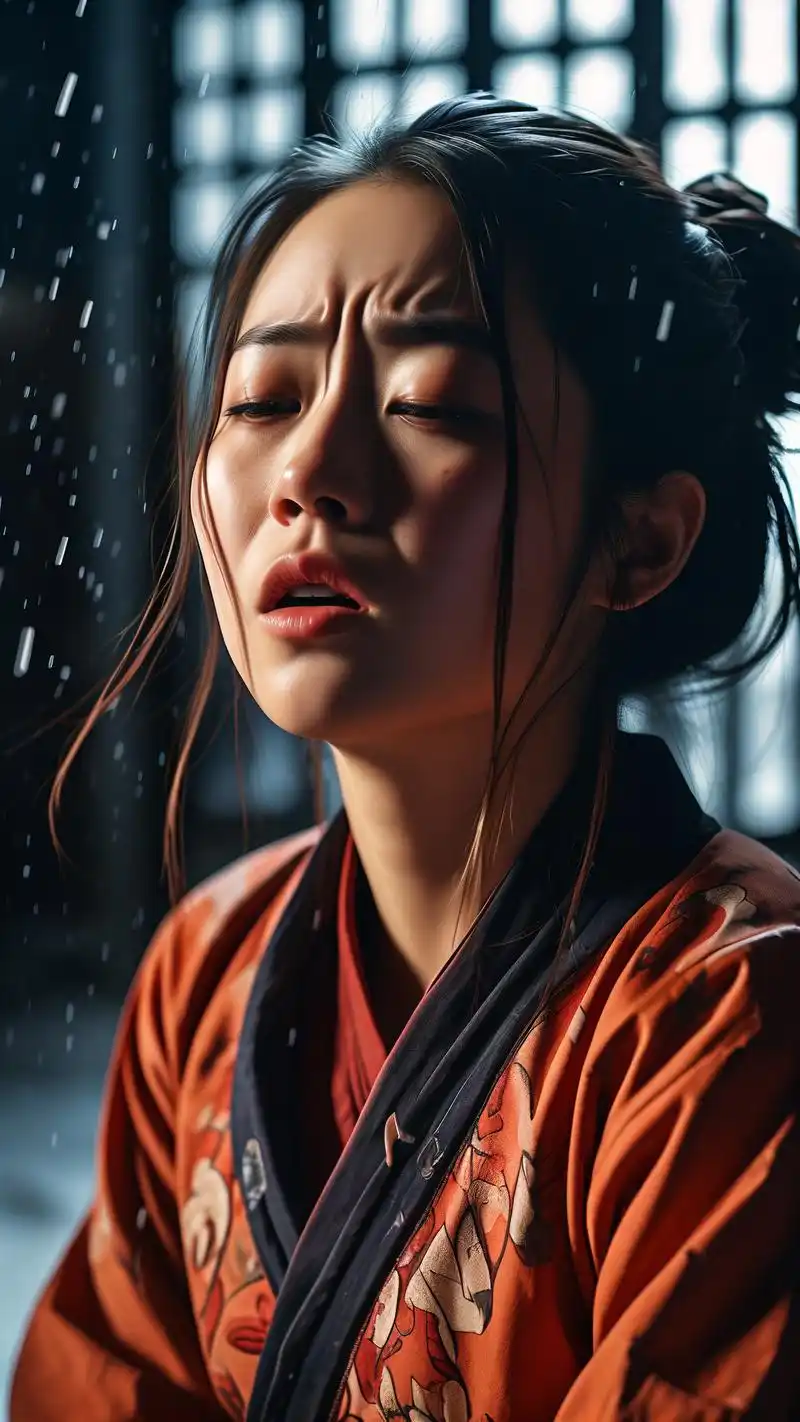 哭泣的女生壁纸,情绪与美感的碰撞92 哭泣的女生壁纸,透露出一种