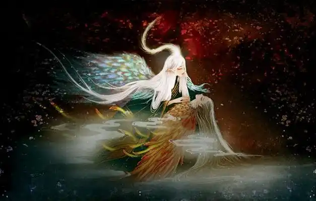 95后自由插画师笔下的山海经美到犯规网友这是一个有故事的画师