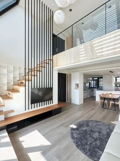 客厅楼梯设计图片大全楼梯口在客厅的装修效果图