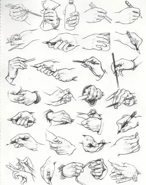 美术高考速写手,脚的细节刻画,超详细步骤分解