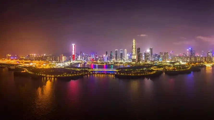 【拾取深圳人才公园美丽夜景风光】