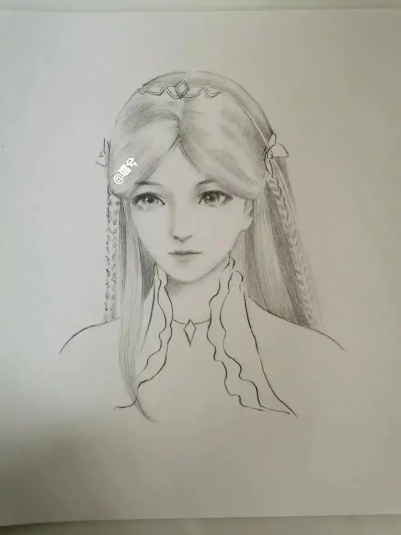 抖音图文来了 #绘画过程 #宁荣荣#二次元#手绘动漫,直播 - 抖音