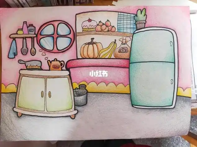 厨房简笔画厨房简笔画儿童画简单