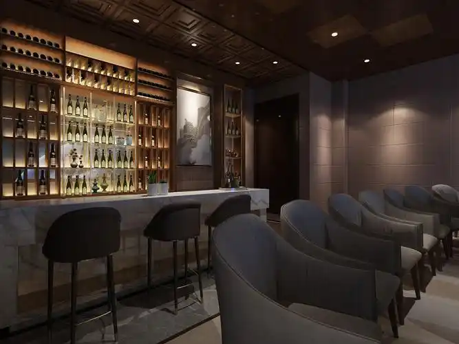 影音室结合水吧设计|空间|家装设计|尚方设计 - 原