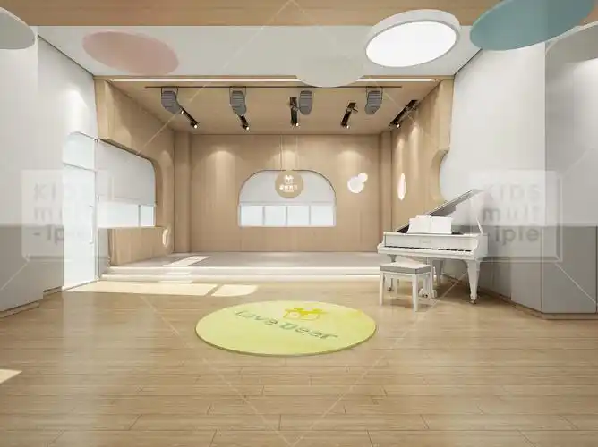 幼儿园大厅设计,给孩子"家"的温馨