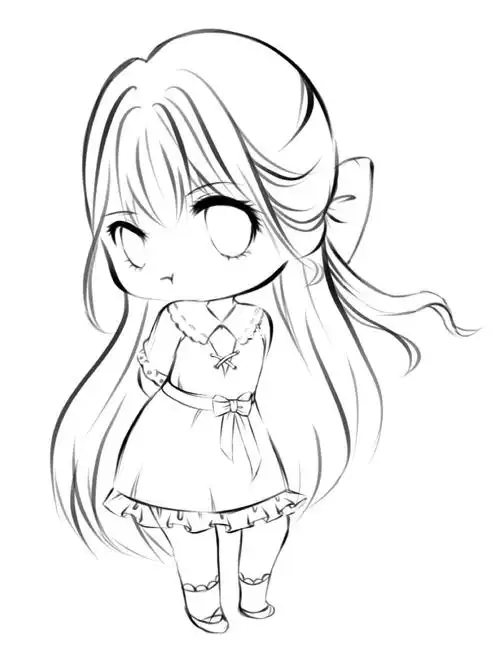 人物模版用原装笔画画第一天