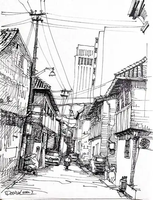 速写风景(浅谈风景速写训练方法)